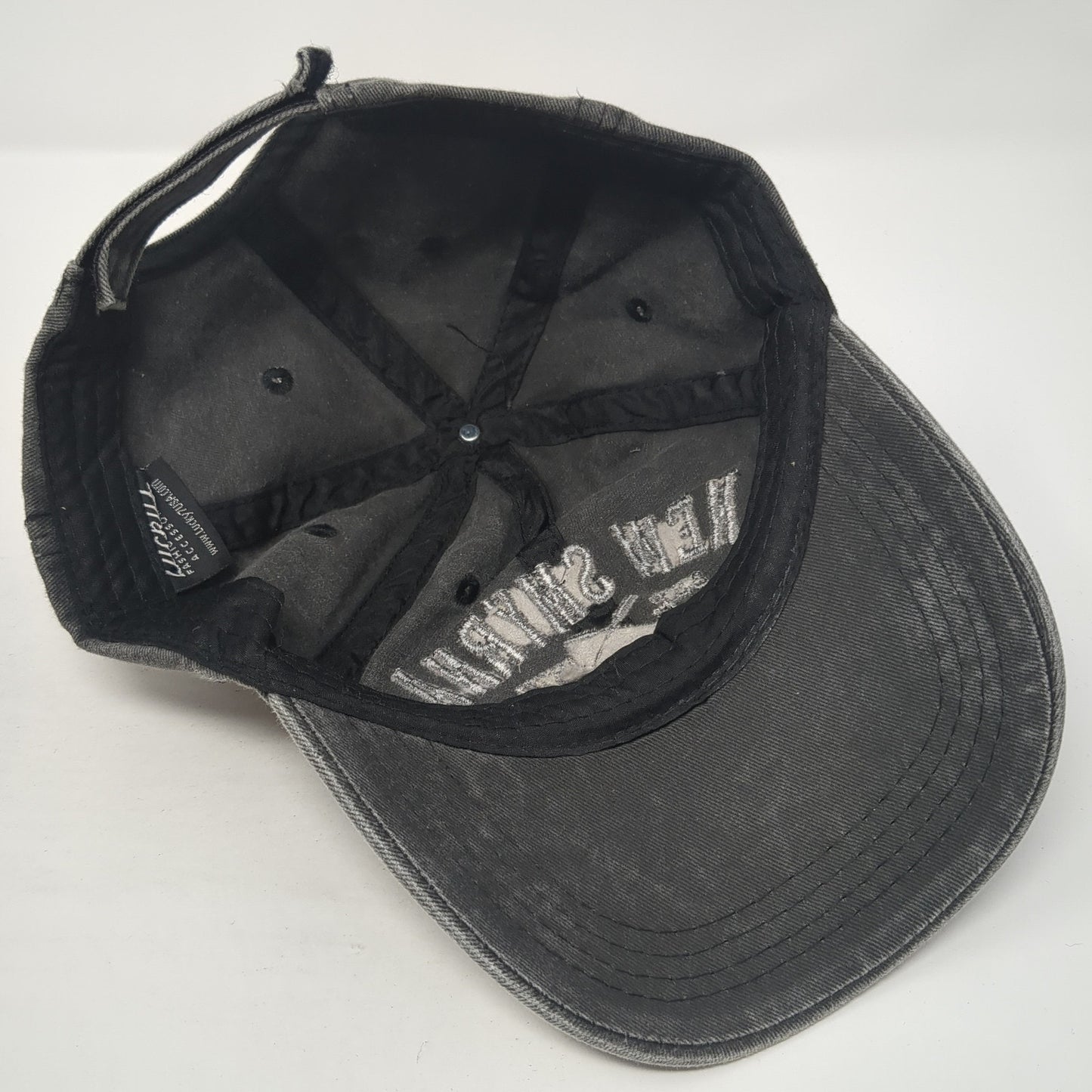New Smyrna Beach Est. 1877 Strapback Baseball Cap Gray OS Adjustable Lucky 7