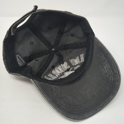 New Smyrna Beach Est. 1877 Strapback Baseball Cap Gray OS Adjustable Lucky 7