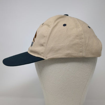 Tongass Trading Company Snapback Beige Blue One Size Bear Alaska Two-Tone Hat