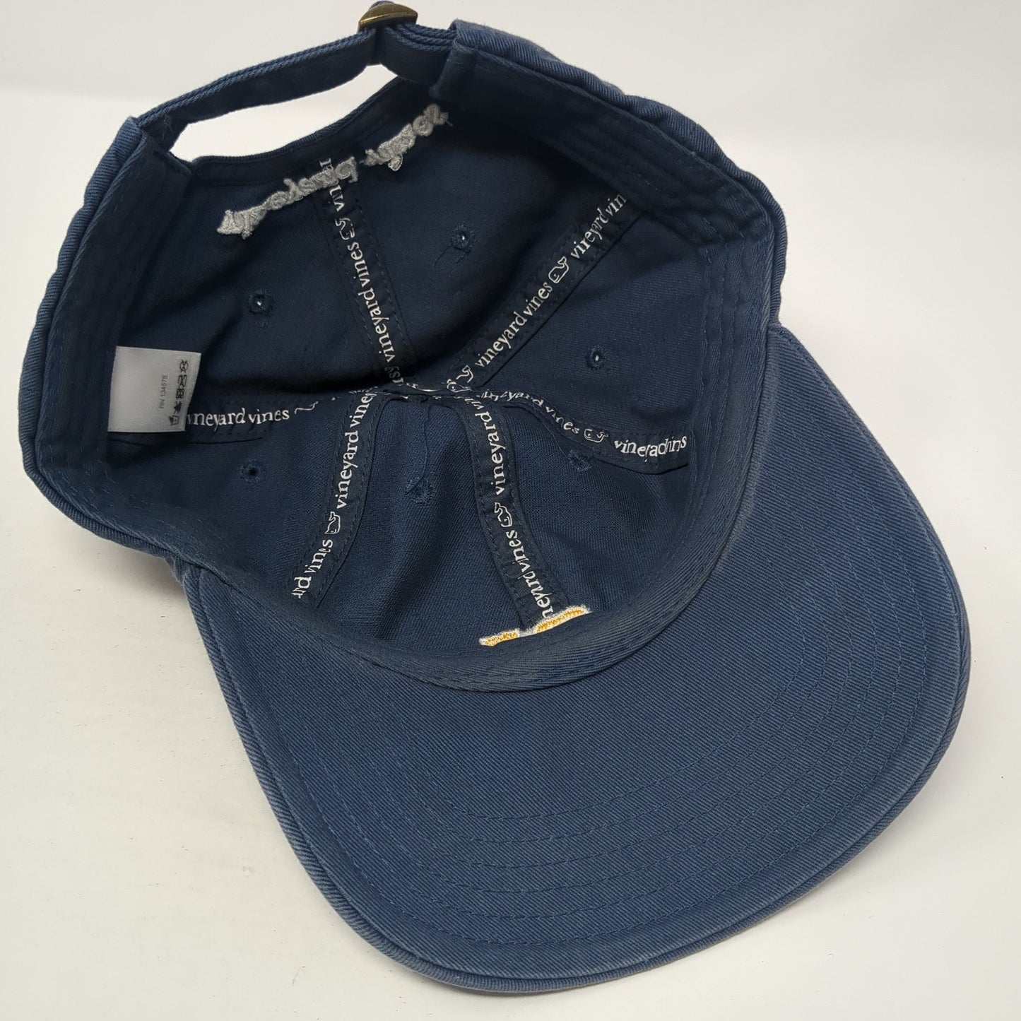 Vineyard Vines Slideback Baseball Cap Blue One Size Adjustable Embroidered