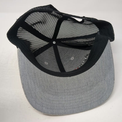 Trucker Hat Gray OSFM Mesh Back Summit Riders Red Plus Embroidered Adjustable