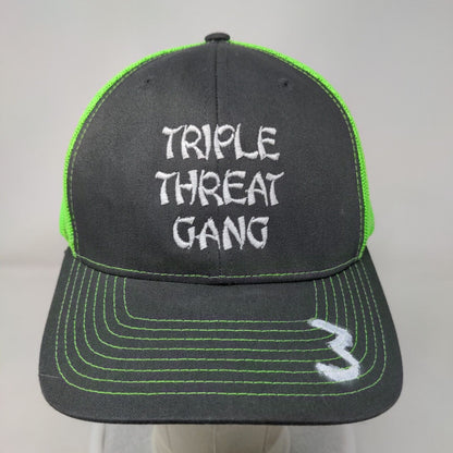 Triple Threat Gang Behave Snapback Trucker Hat Multicolor One Size Richardson
