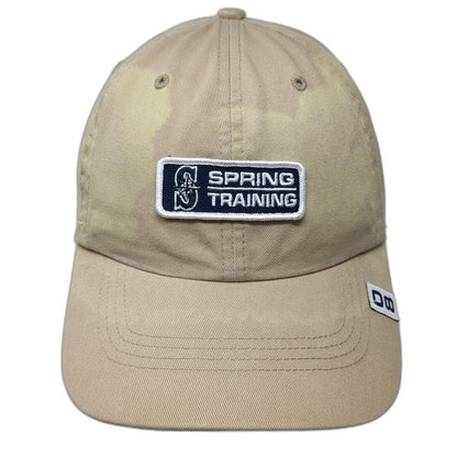 Seattle Mariners MLB Twin Enterprises Baseball Cap Beige Blue One Size Hat 08 AZ