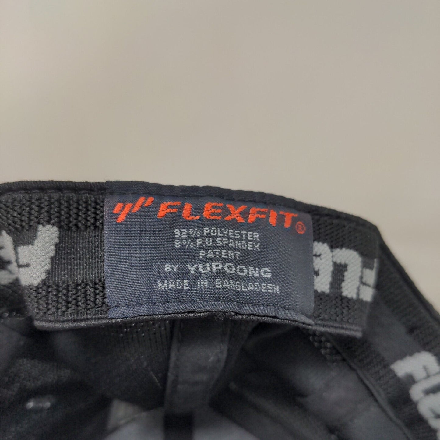 Flexfit Men's Fitted Hat Black Embroidered Innovative Endurance Logo