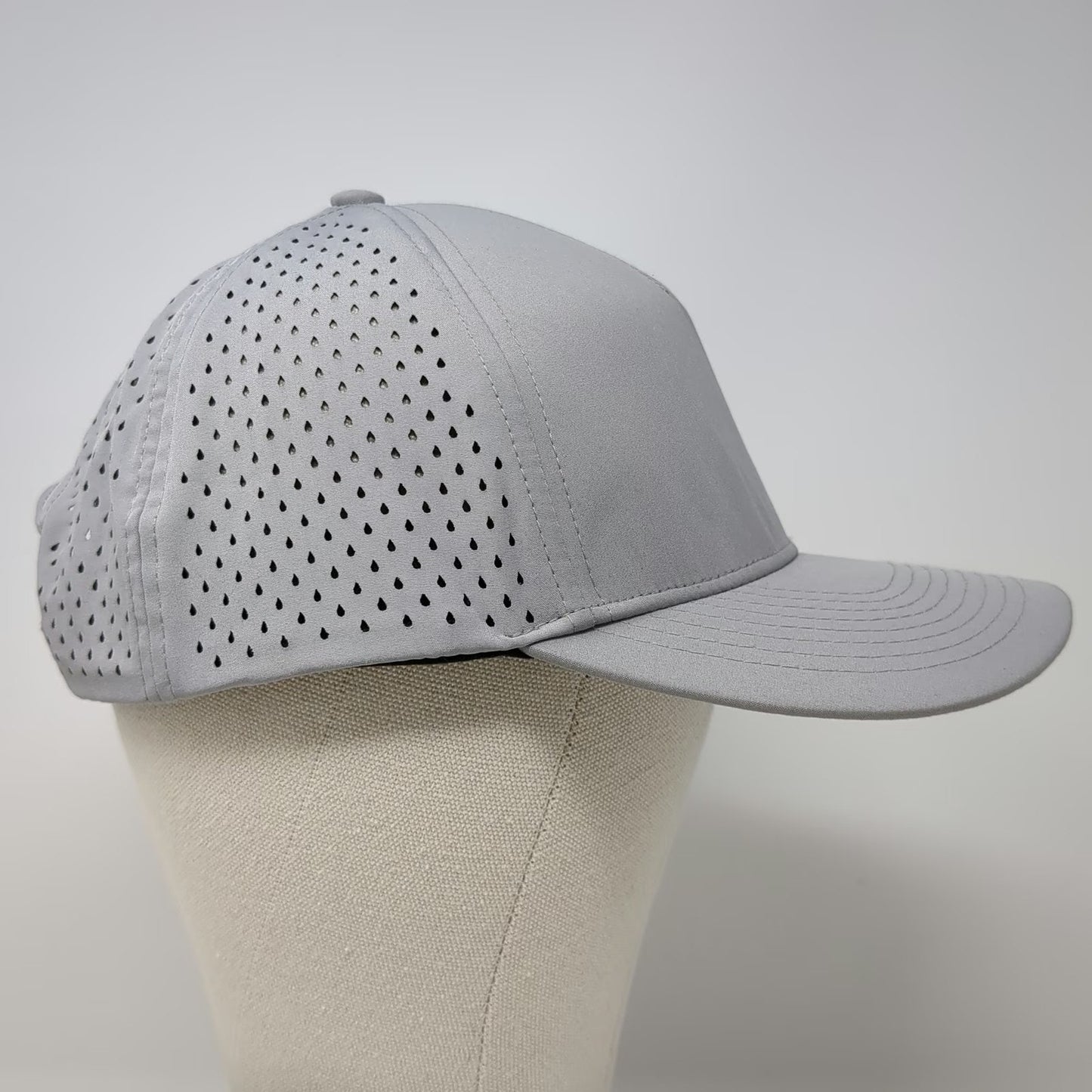 Billest Trucker Hat Gray One Size Snapback Pickleball Club USA Perforated Cap