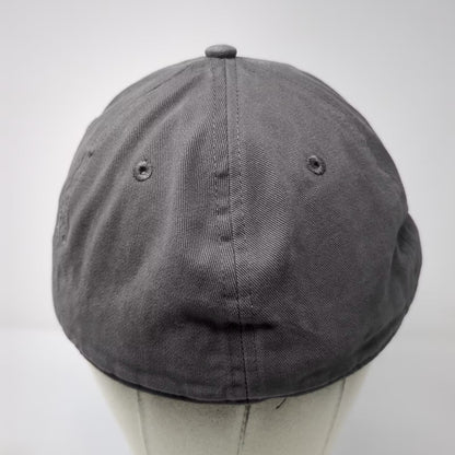 Harley-Davidson Baseball Cap Gray L Fitted Hat Embroidered Block Letter Cotton