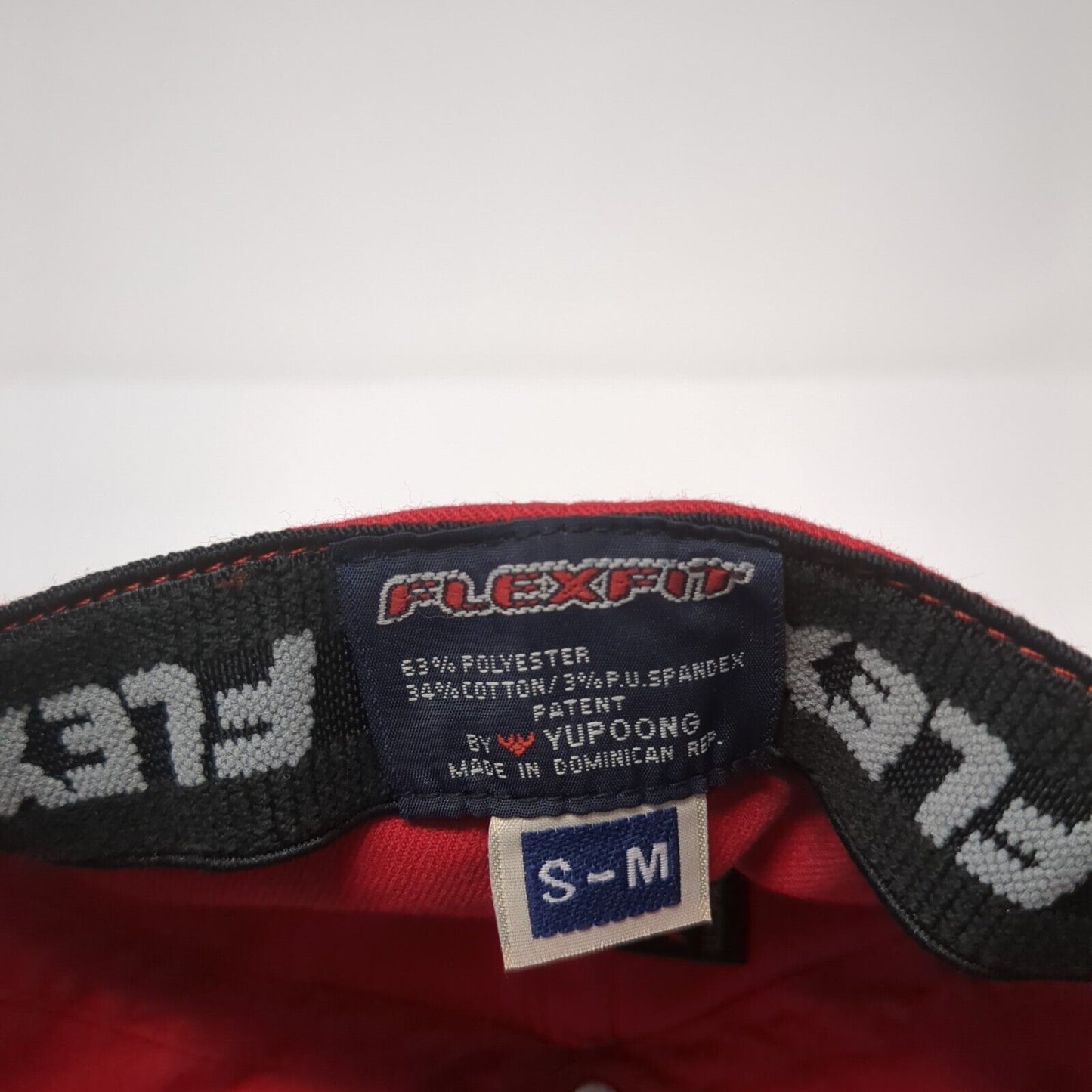 Park Hill Fitted Hat Red Small-Medium Embroidered Flexfit Yupoong