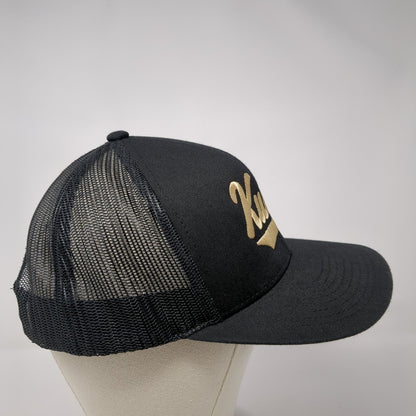 Kuna Snapback Mesh Back Trucker Hat Black One Size Pacific Headwear