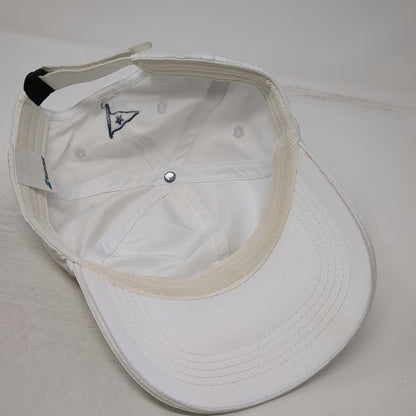 Babolat Baseball Cap White One Size Polyester Strapback Logo Pennant Tennis Hat