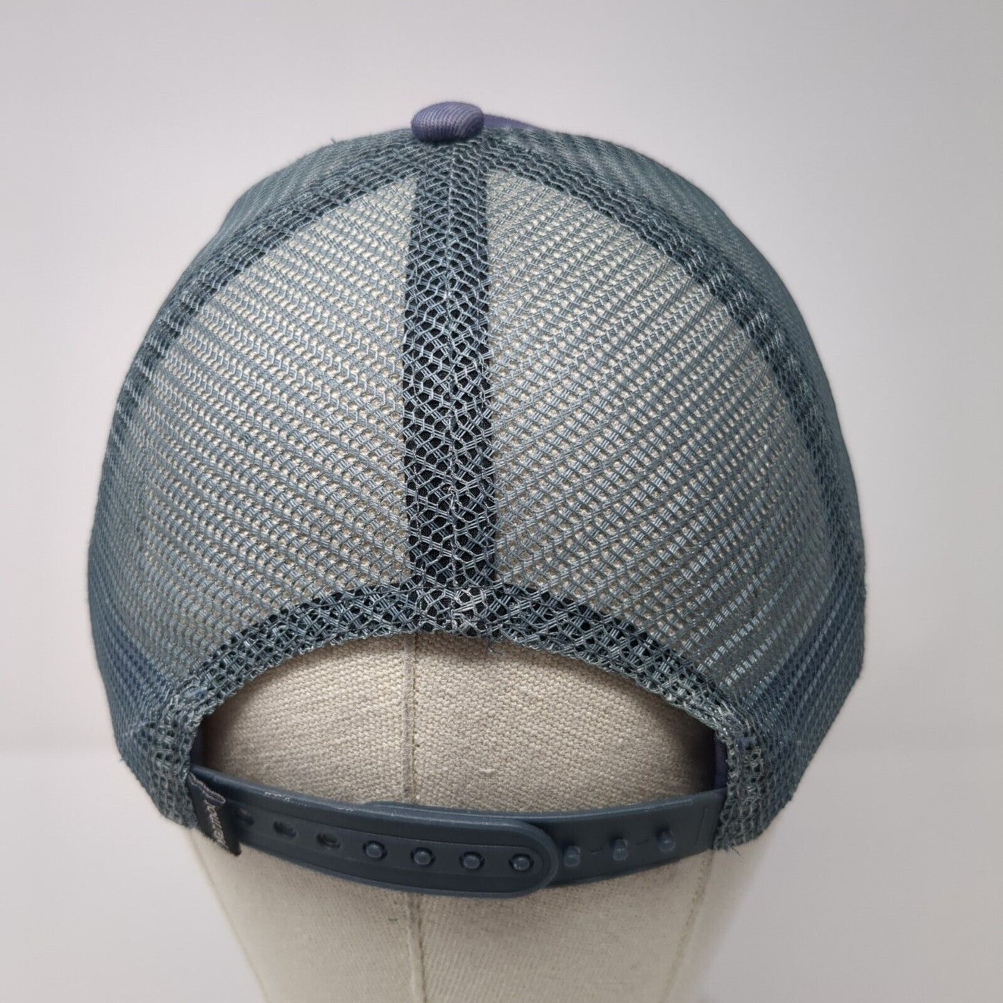 Marmot Peak Bagger Snapback Trucker Hat Blue One Size Adjustable Mesh Back