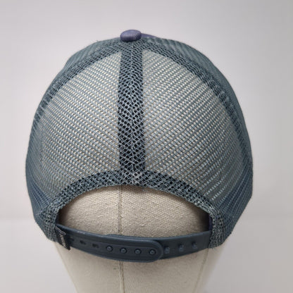 Marmot Peak Bagger Snapback Trucker Hat Blue One Size Adjustable Mesh Back