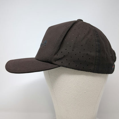 GOHUNT 5 Panel Hat Brown One Size Perforated Slideback Raised Logo Adjustable