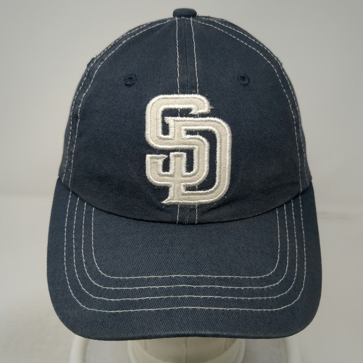 San Diego Padres MLB Baseball Cap Blue One Size 75 Years Patch Contrast Stitch