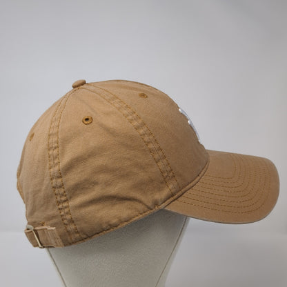 Yee Yee Logo Slideback Hat Brown One Size Adjustable Solid Embroidered