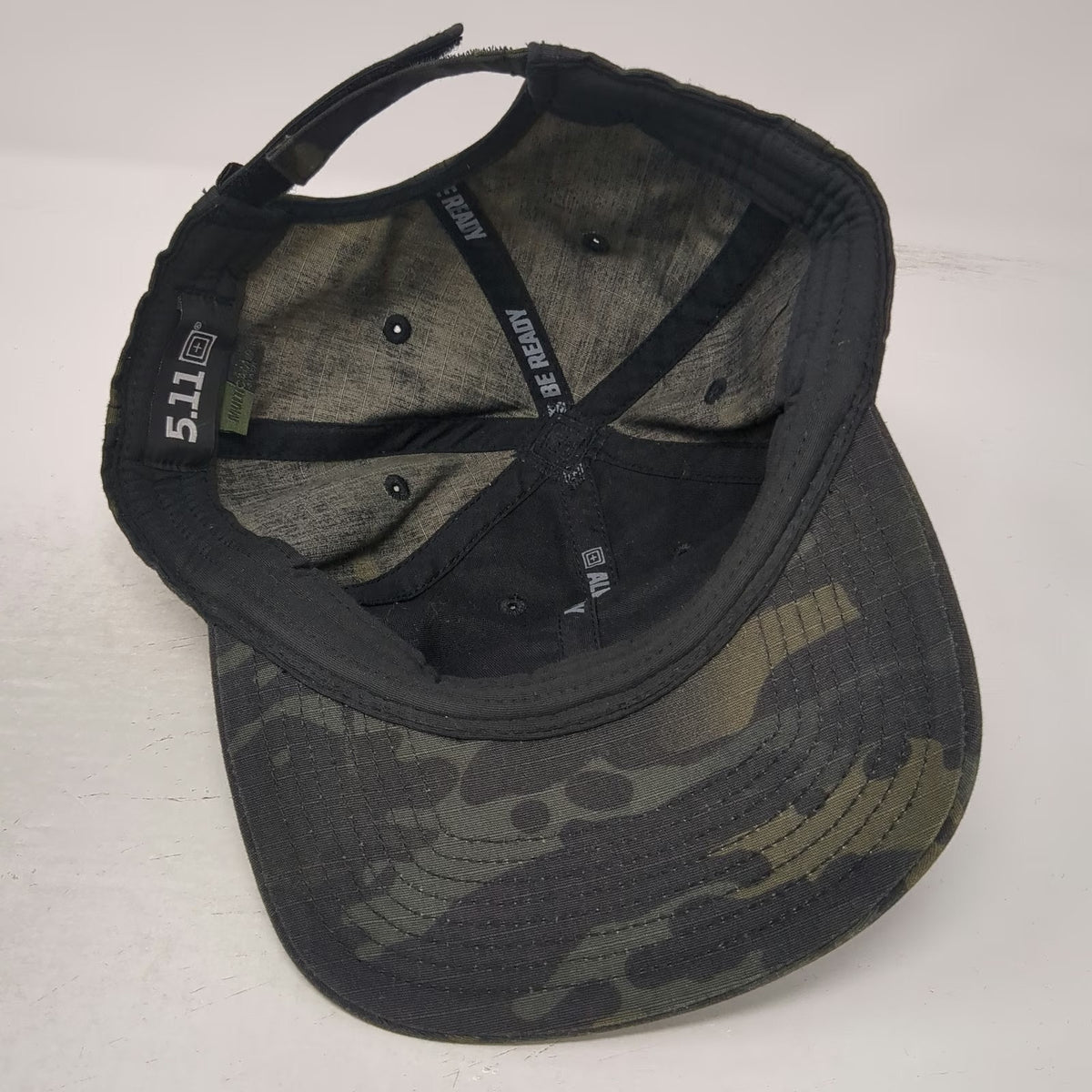 5.11 Tactical Baseball Cap Black One Size MultiCam Camo Strapback Logo Patch Hat