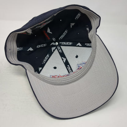 Pacific Headwear Baseball Cap Blue 8 Garton's Rigging Crane Specialists Hat Logo