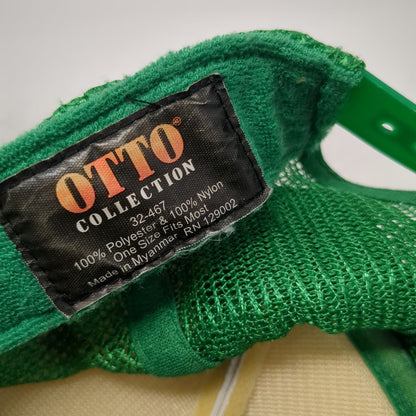 OTTO Trucker Hat Green One Size Ponderosa Park Run 2020 Payette Lakes Ski Club