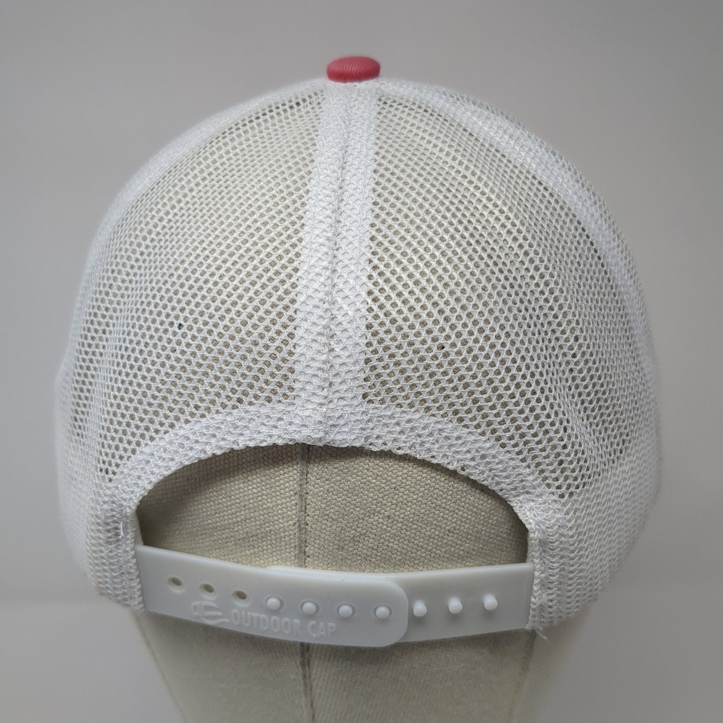 Umpqua Bank Home Lending Trucker Hat Red OS Adjustable Mesh Back Outdoor Cap