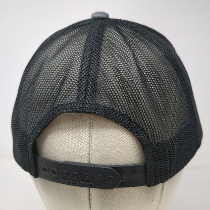 Pacific Headwear Trucker Hat Gray One Size Spring Cove Ranch Bull Mesh Snapback