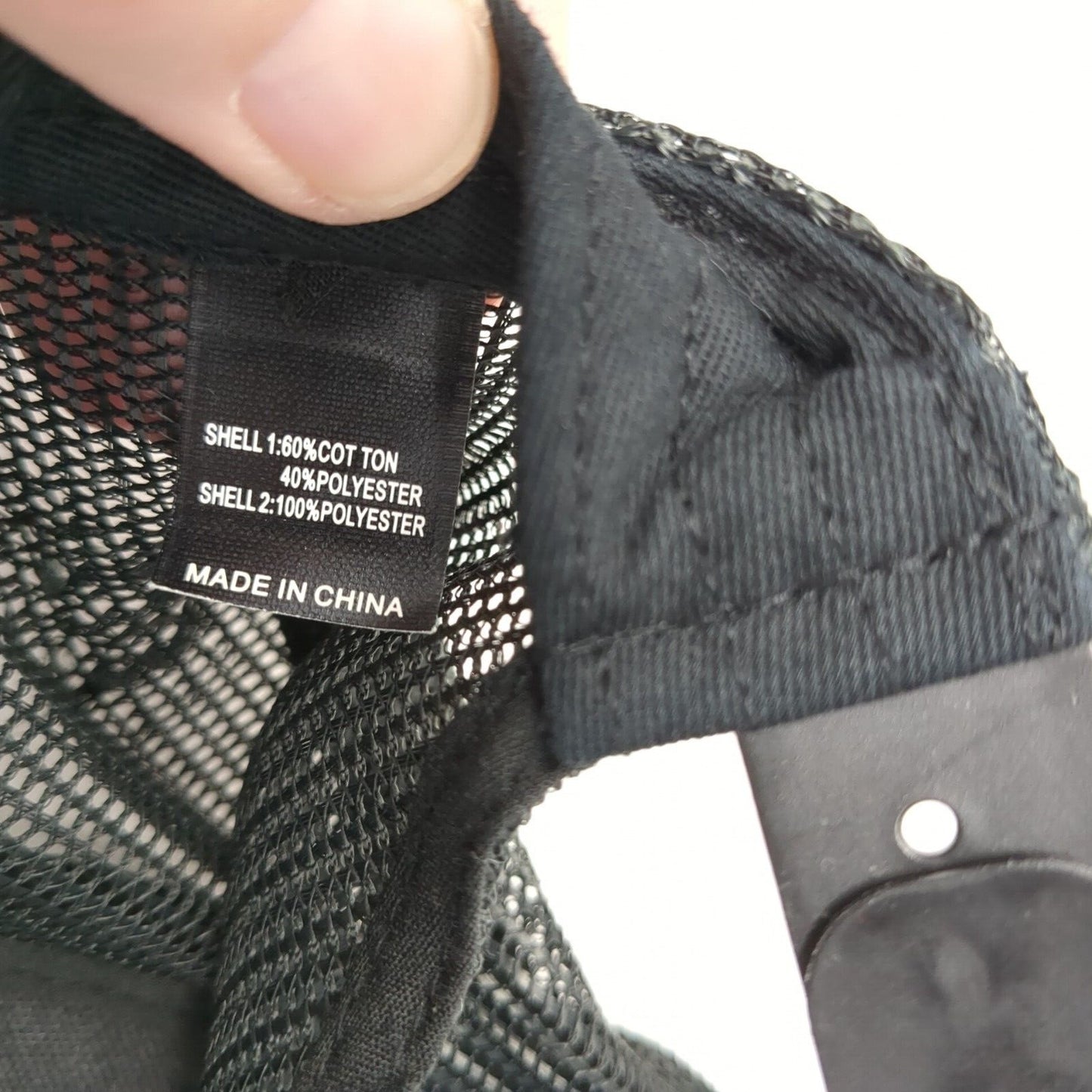 Crown Electric Inc Snapback Trucker Hat Black One Size Solid Mesh Back