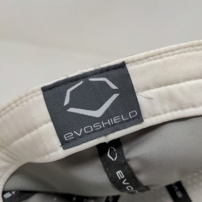 Evoshield Men's Fitted Hat Gray White Size S/M Embroidered Logo Poly Spandex