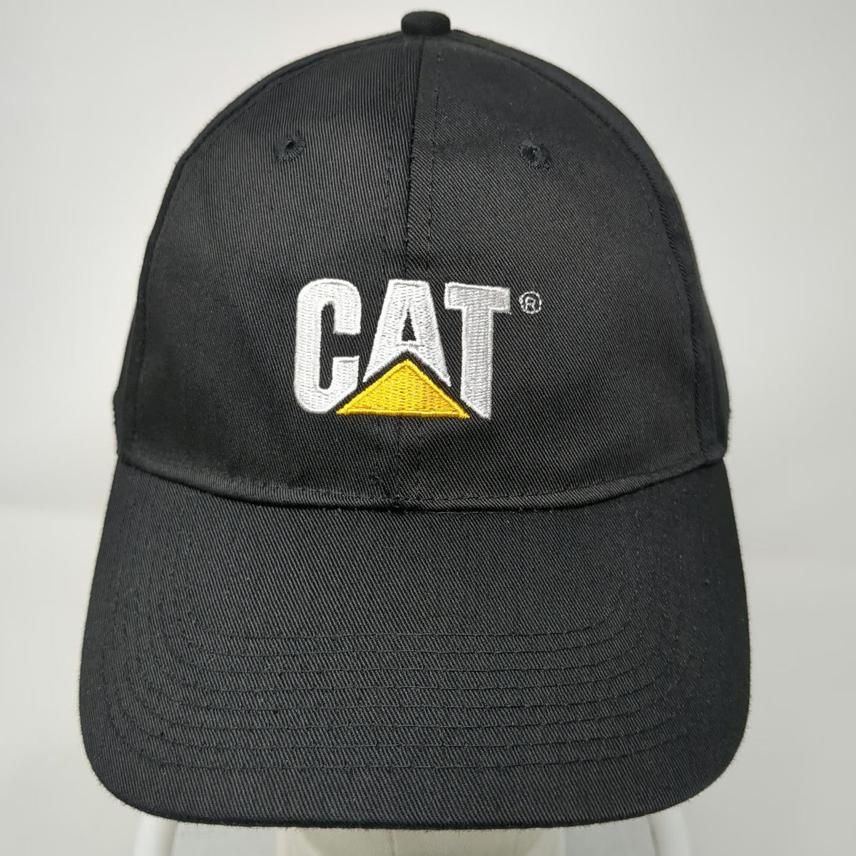 Caterpillar Baseball Cap Black One Size Cat MineStar Slideback Hat Mining Logo