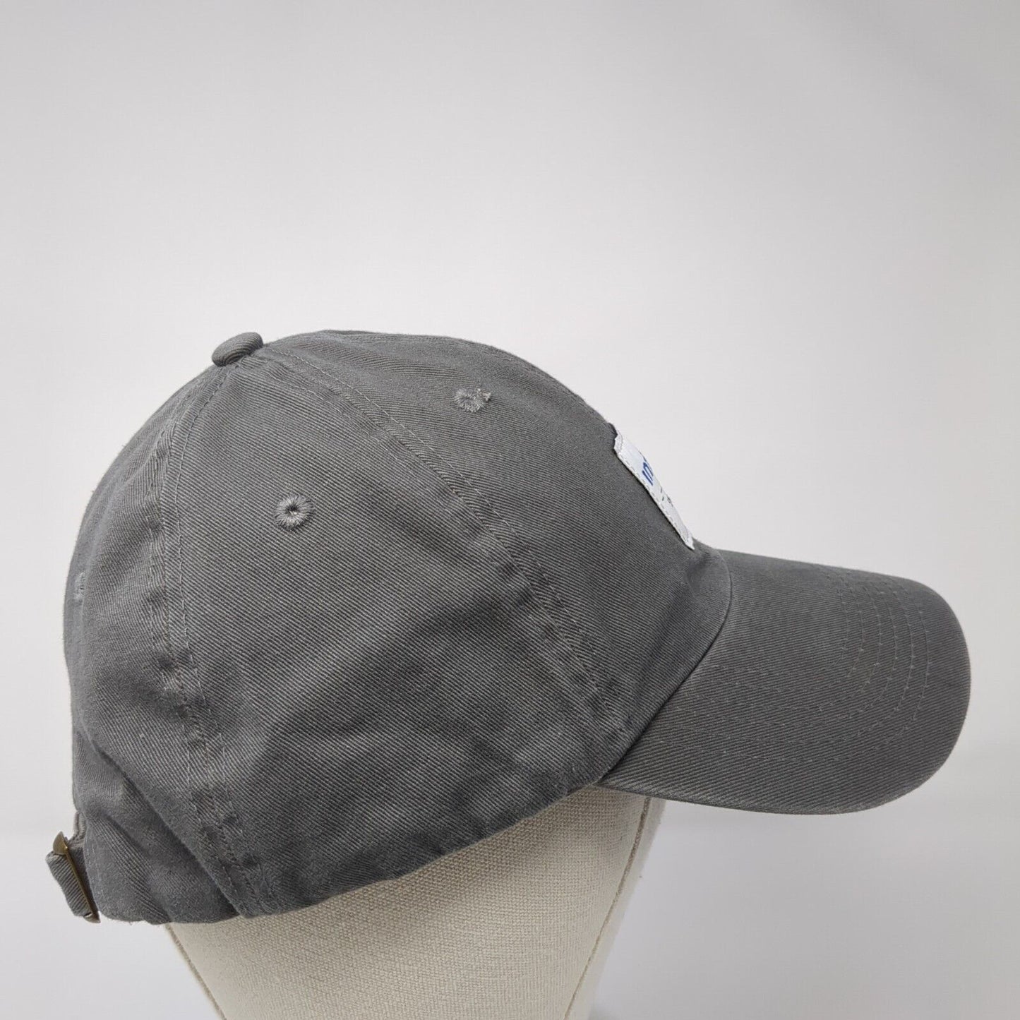 Intuit Patch Slideback Hat Gray One Size Adjustable Quake City Caps