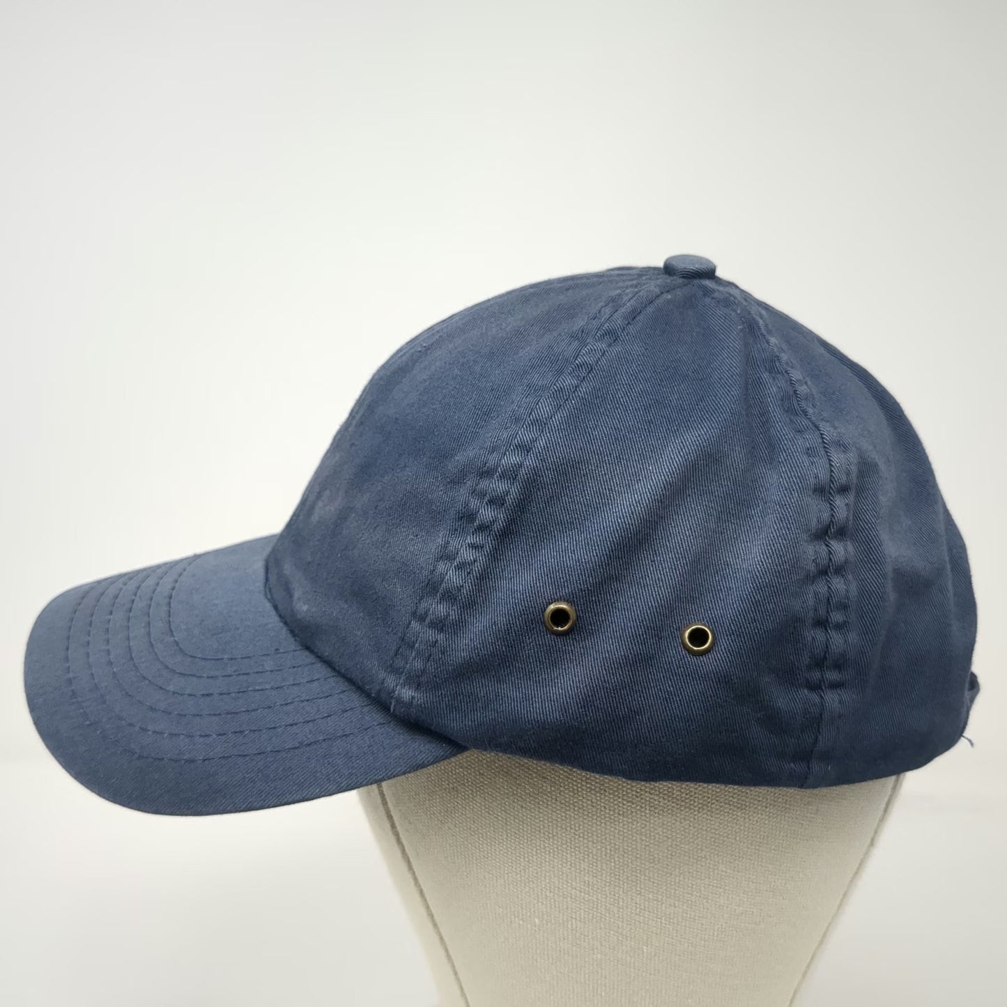 Bullet Line Baseball Cap Blue One Size Slideback SNET Yellow Pages Hat Buckle