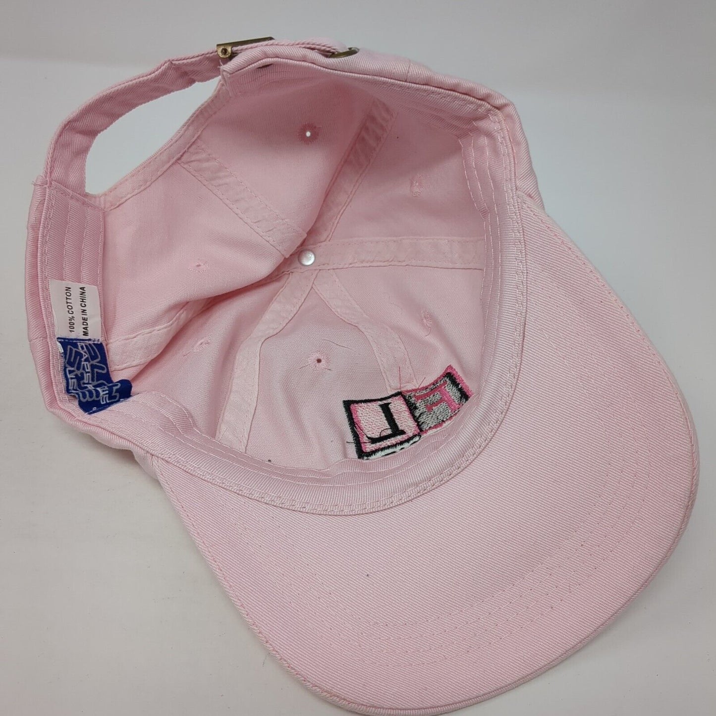 FL Florida Slideback Hat Pink One Size Adjustable Embroidered Capsplus USA