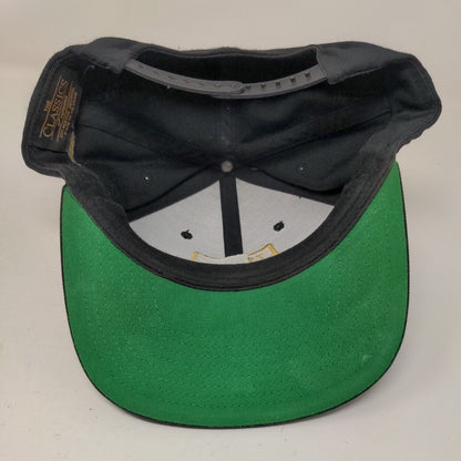 79 Au 196.97 Gold Snapback Hat Black One Size Embroidered Yupoong