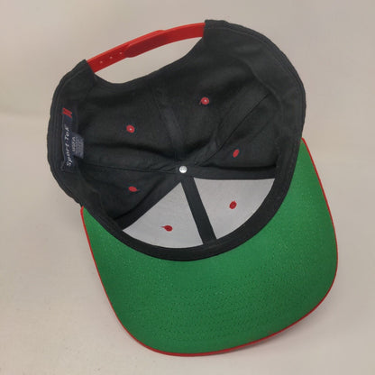 Jack & Jack Snapback Hat Black OSFA Embroidered Sport-Tek Adjustable