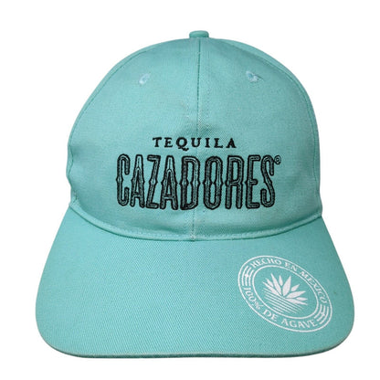 Cazadores Tequila Strapback Hat Blue One Size Adjustable Embroidered