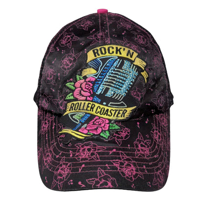 Rock 'N Roller Coaster Strapback Trucker Hat Multi Floral Rhinestone Disney