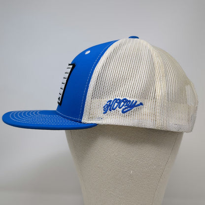 Hooey Trucker Hat Blue One Size American Flag Patch Mesh Back Snapback Cap
