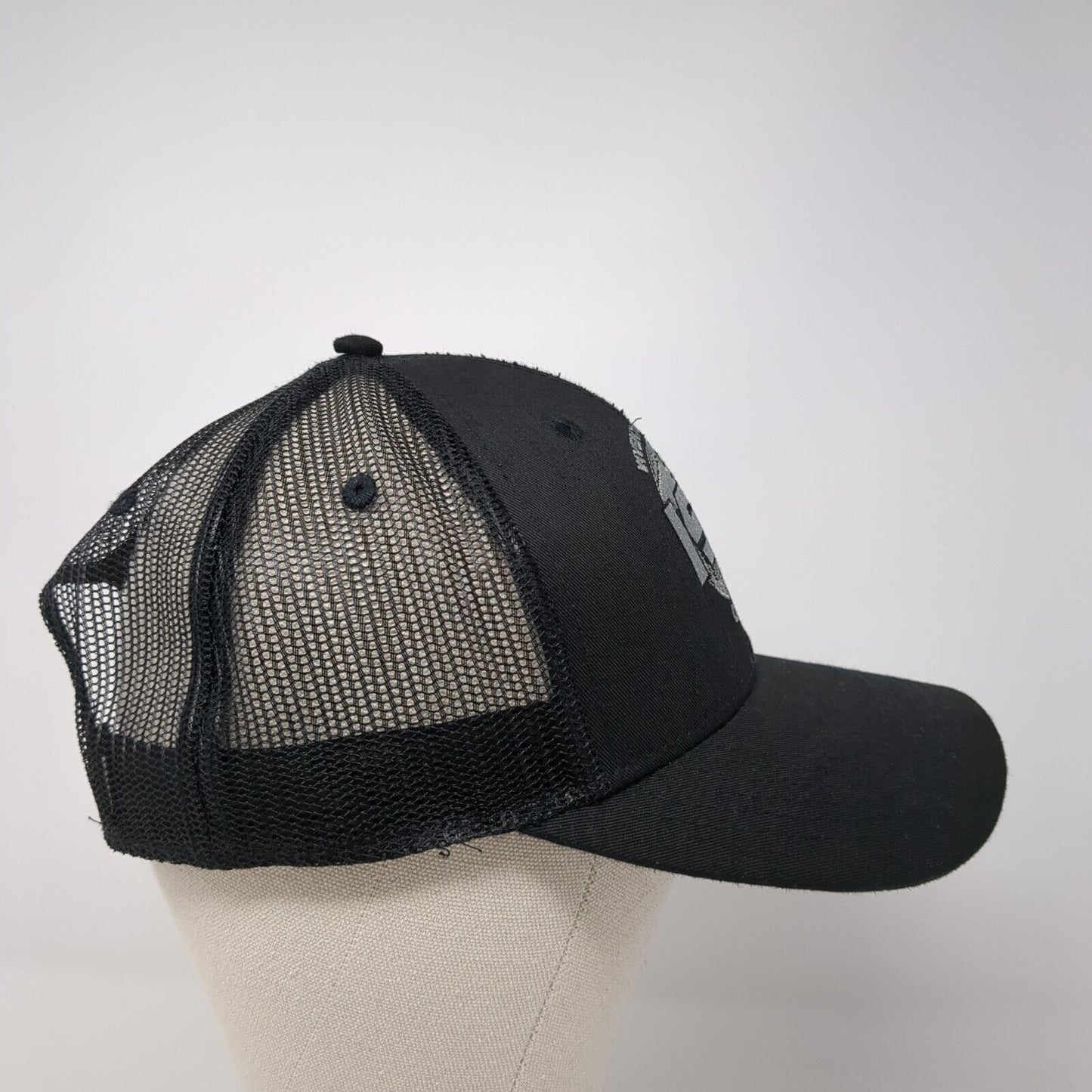 Inventory Sales Company Snapback Trucker Hat Black One Size Mesh Back
