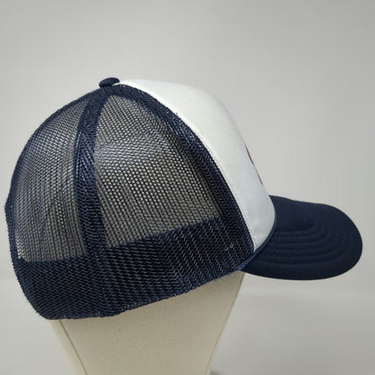 OTTO Trucker Hat Blue One Size Pura Vida Costa Rica Monkey Snapback Polyester