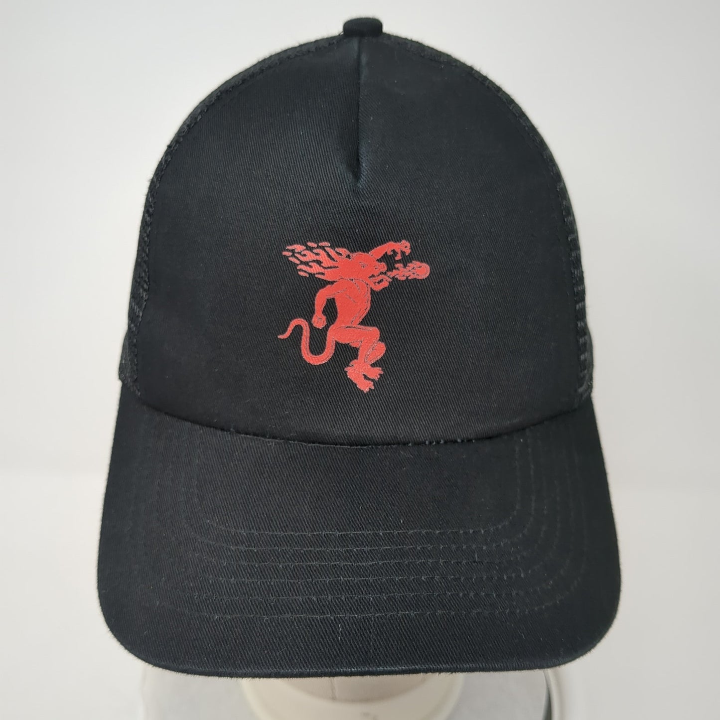 Fireball Cinnamon Whisky Trucker Hat Black OS Adjustable Mesh Back Hit Wear