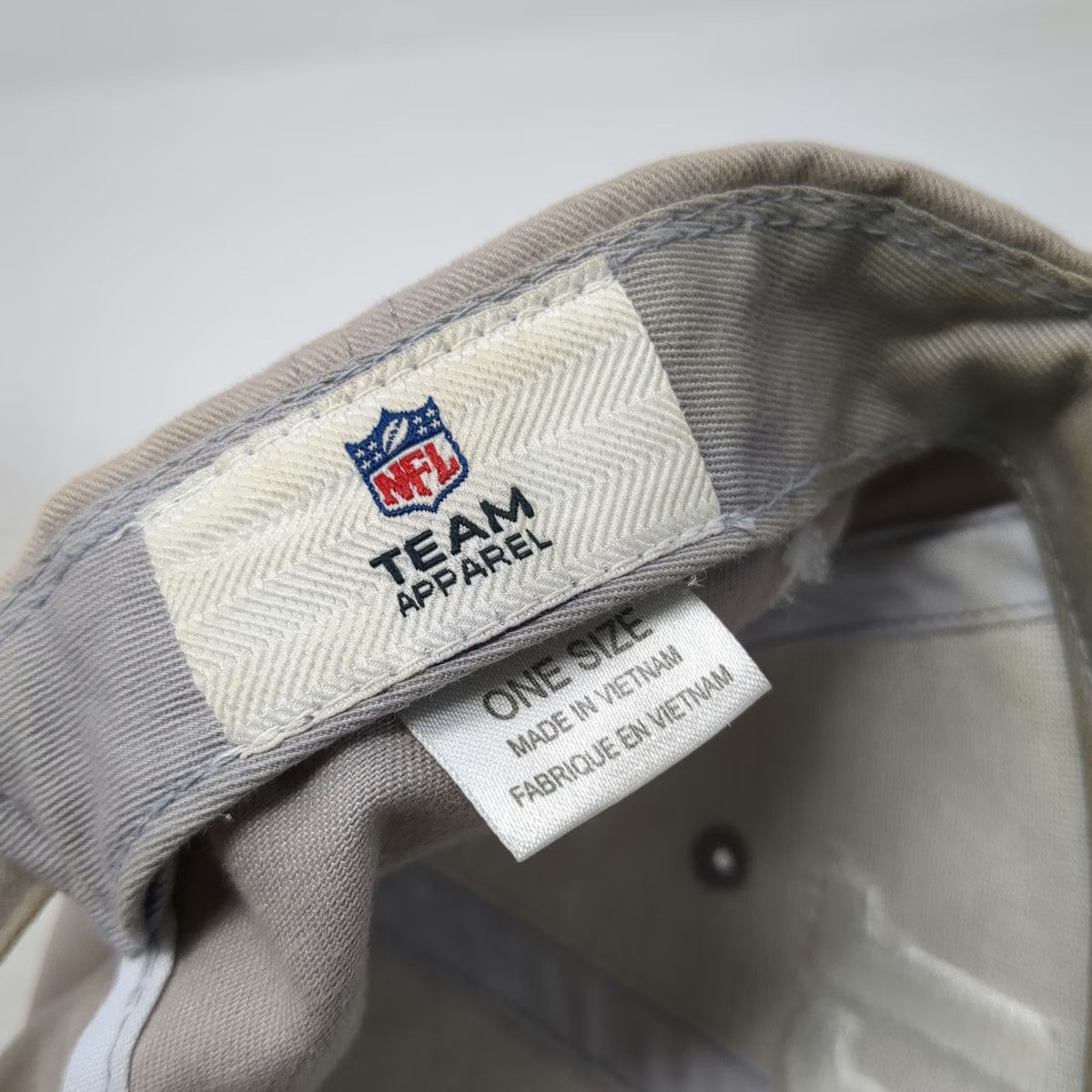 New York Giants NFL Team Apparel Cap Gray One Size Embroidered Adjustable Hat