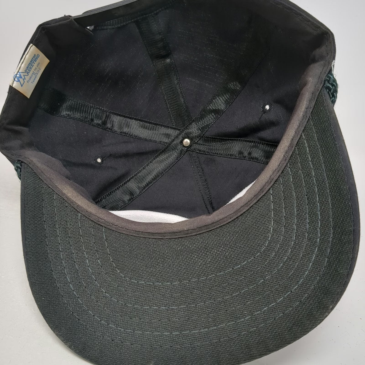 Mountaintop Marketing 5 Panel Black One Size Idaho Bit & Steel Rope Snapback Hat