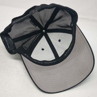 Yupoong Master Restoration Black Trucker Hat One Size Mesh Snapback Flexfit 110