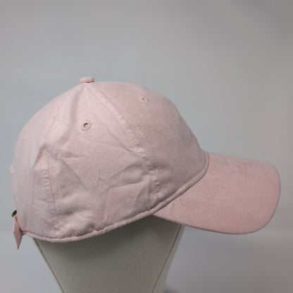 Unbranded Slideback Baseball Cap Pink One Size Adjustable 6 Panel Blank