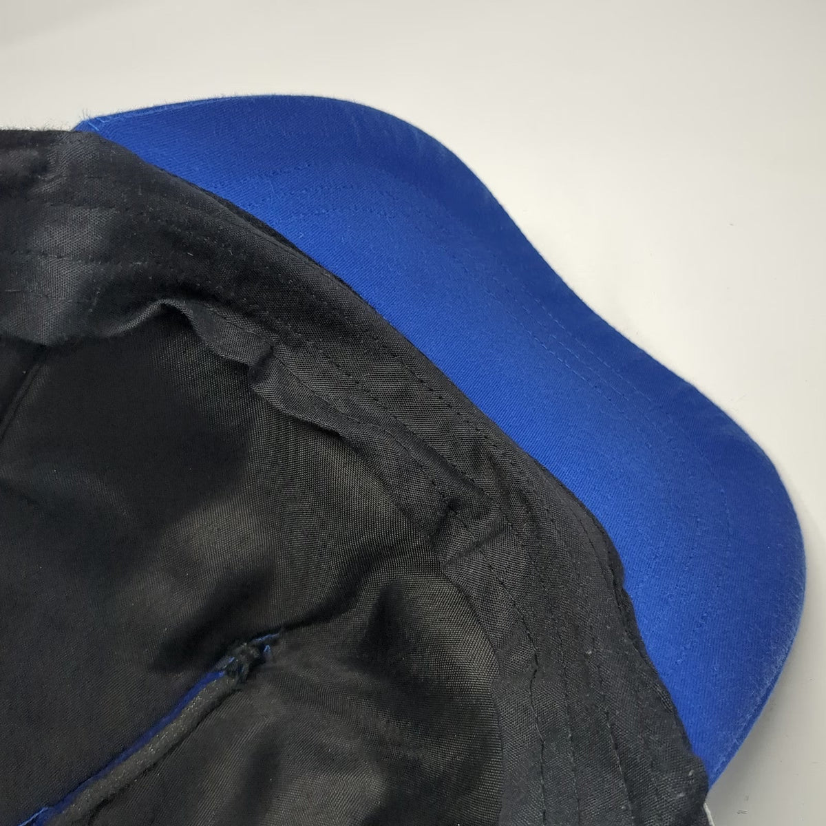 Petreven Zero Accidents Blue White One Size Trucker Hat Mesh Snapback Drilling