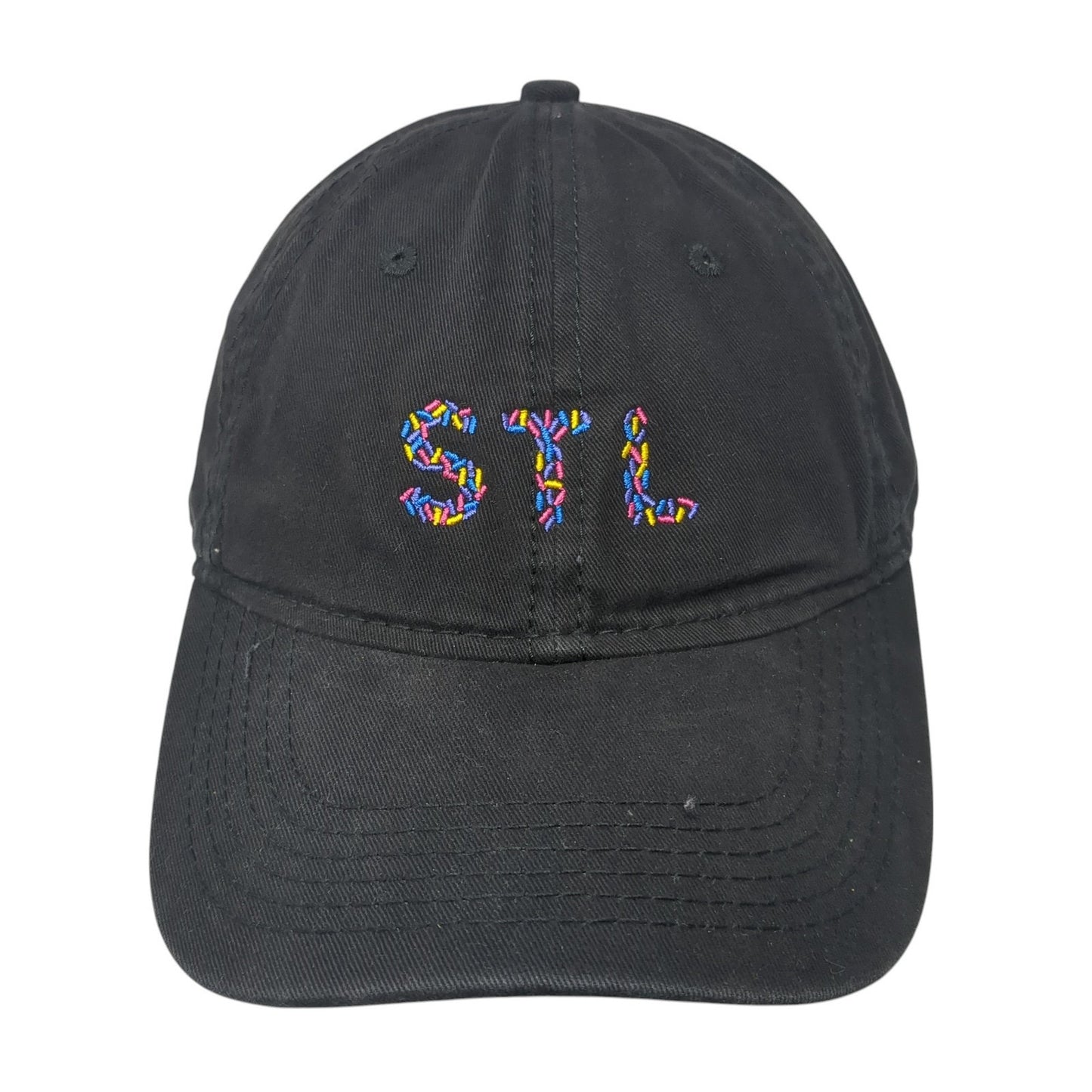 STL St. Louis Soda Fountain Slideback Hat Black One Size Sportsman