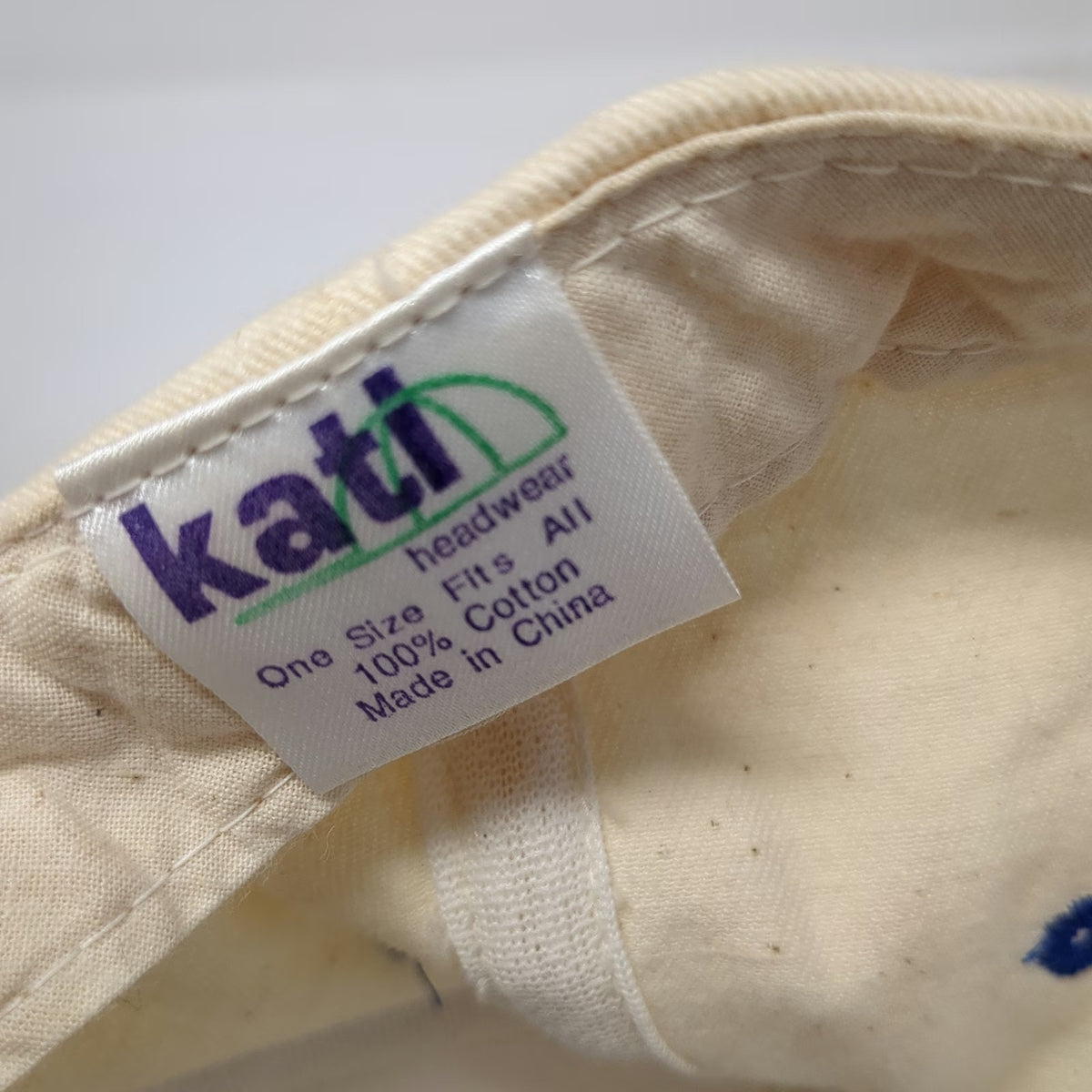 Kati Snapback Hat White Blue One Size Molten Metal Technology Start Up 1997