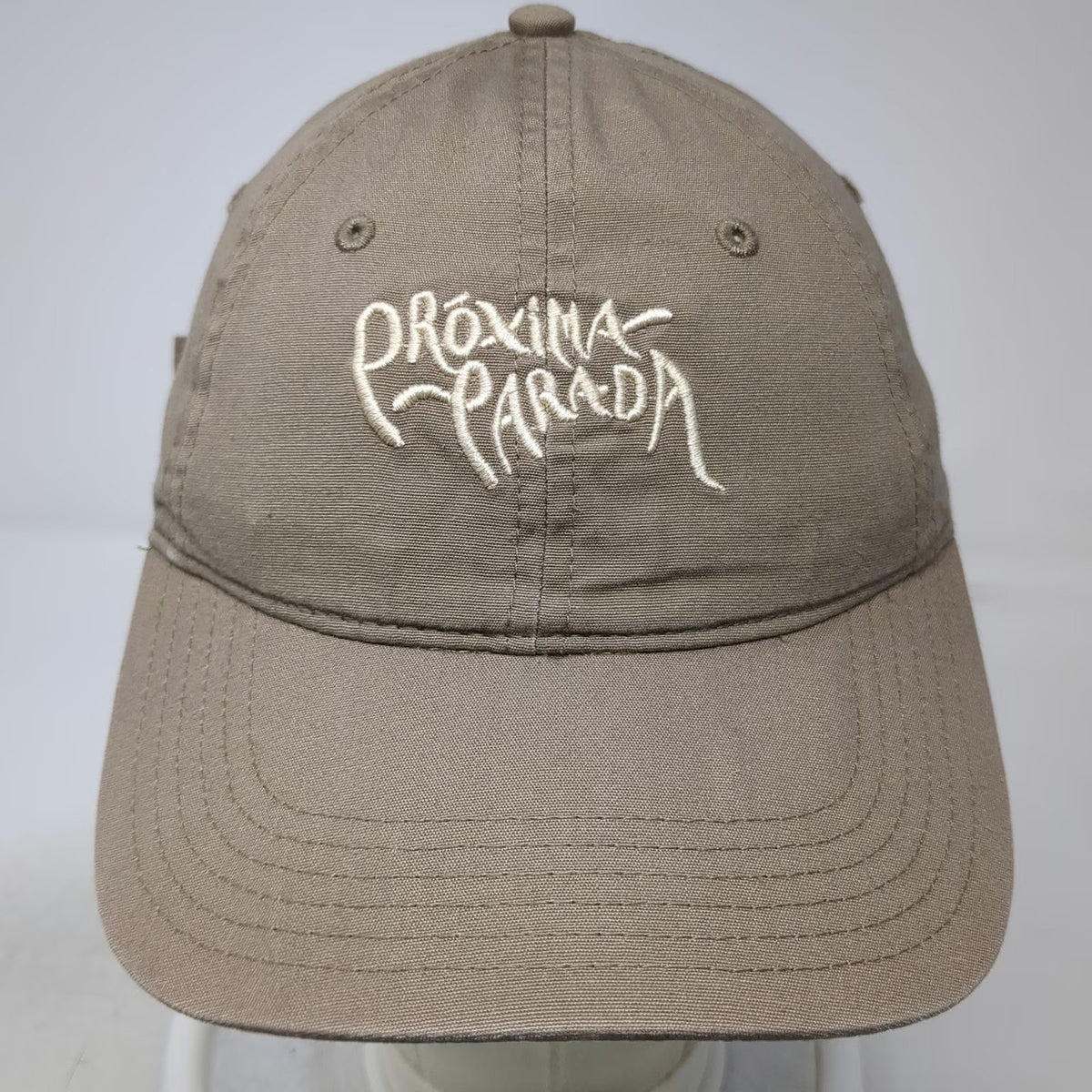 Port Authority Proxima Parada Signed Band Hat Brown Baseball Cap One Size Music
