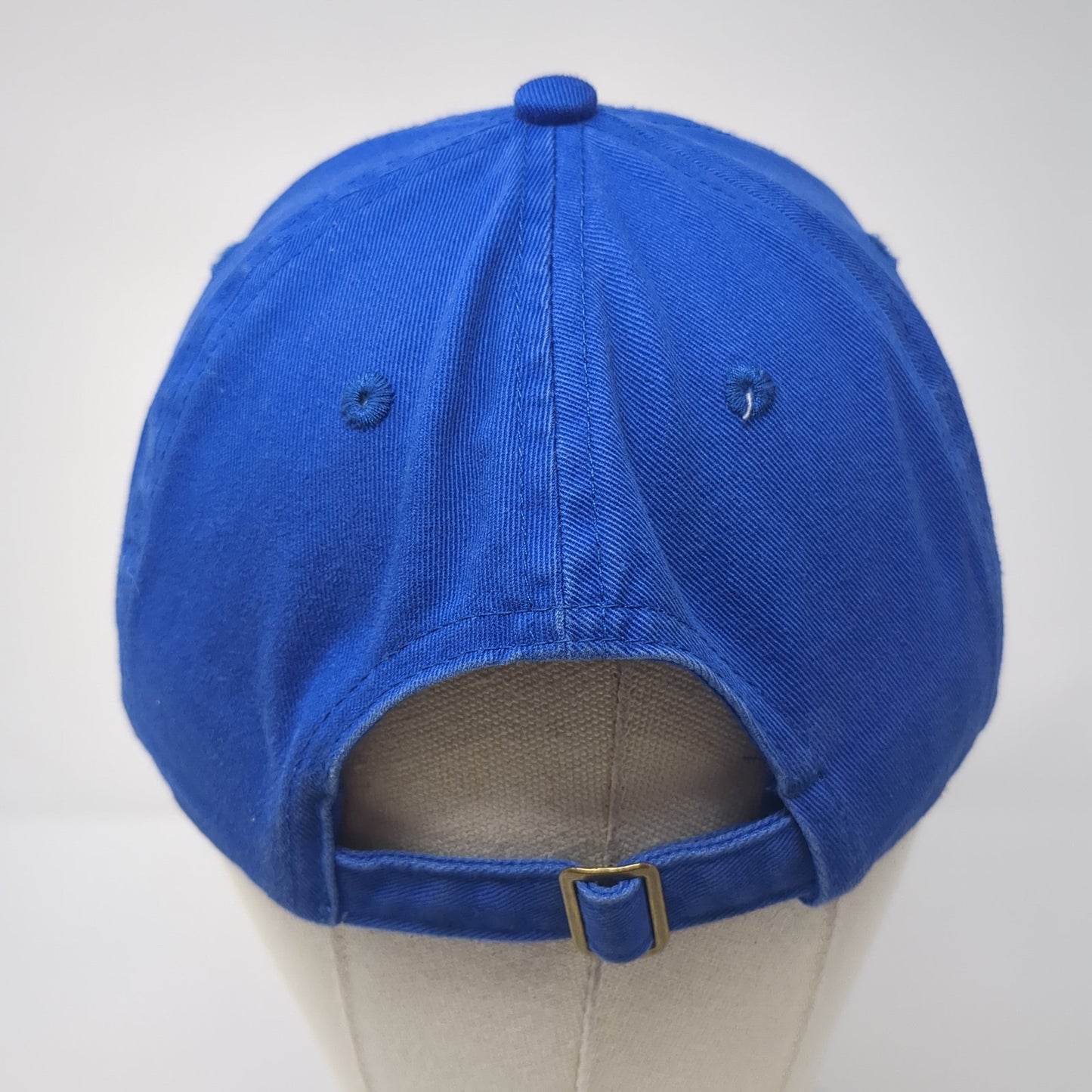 LCS Soccer Slideback Hat Blue One Size Adjustable Embroidered Big X