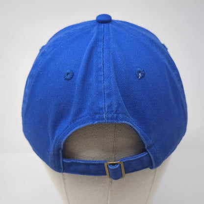 LCS Soccer Slideback Hat Blue One Size Adjustable Embroidered Big X