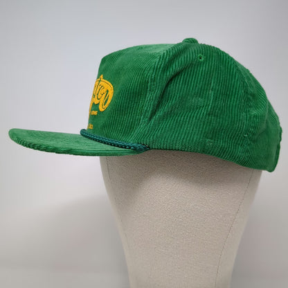 MMB Headwear 5 Panel Green OSFM Corduroy Rope Slideback Richard Nestor Sons hat