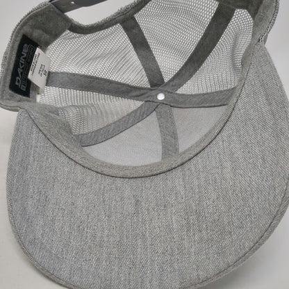 Dakine Trucker Hat Gray OSFM Mesh Back Snapback Curved Bill Mountain Wave hat