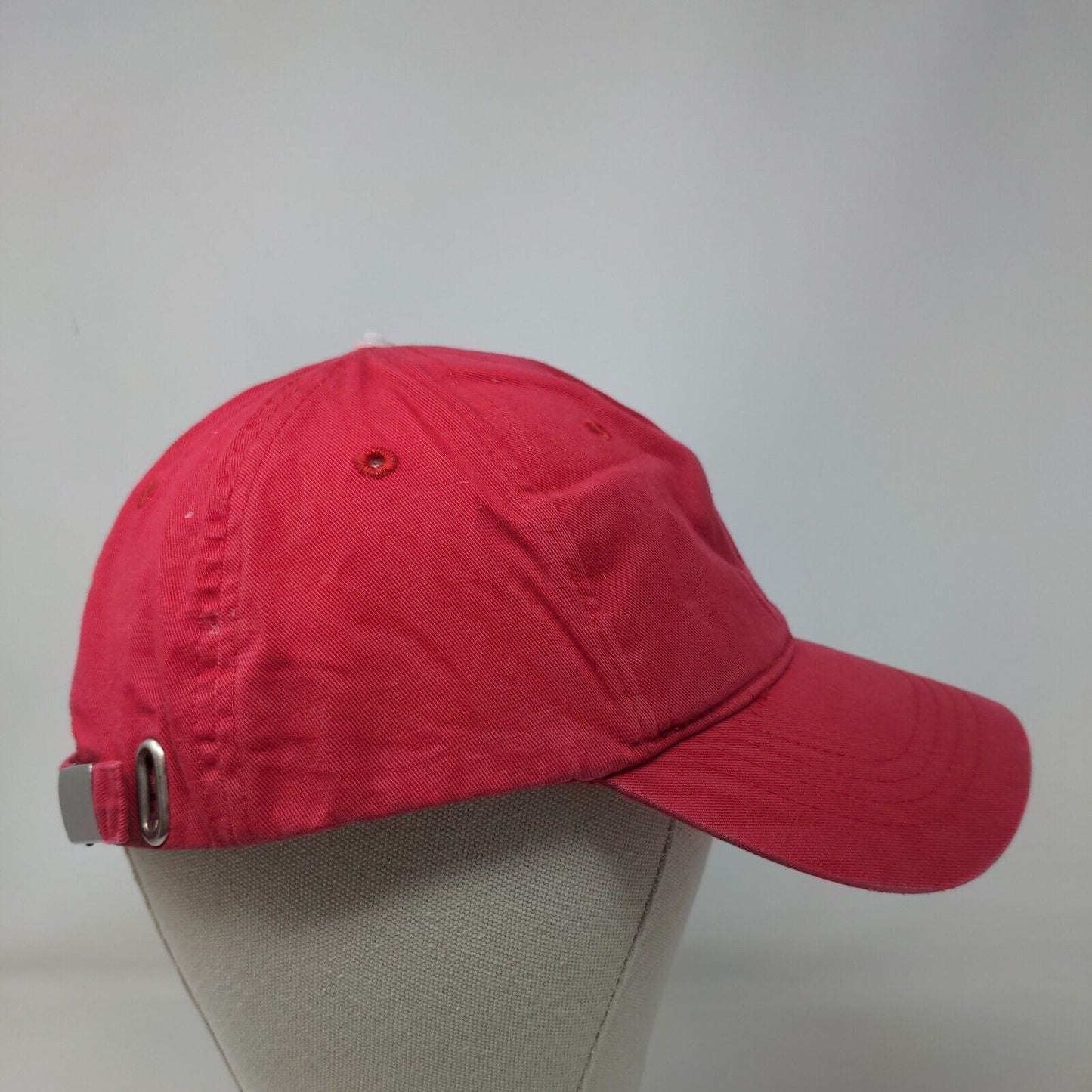 Ray-Ban Slideback Hat Red One Size Adjustable Embroidered Vented Holes